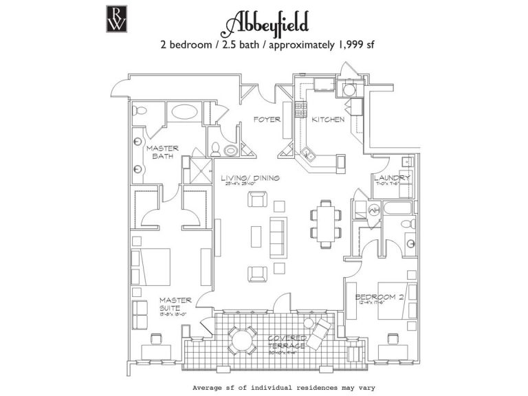 Abbeyfield floor plan, Rosewood at Providence